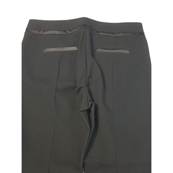 Ann Taylor Loft Petite Pants Black Size 4P Polyester Blend Marisa Pockets Zipper - Picture 14 of 14